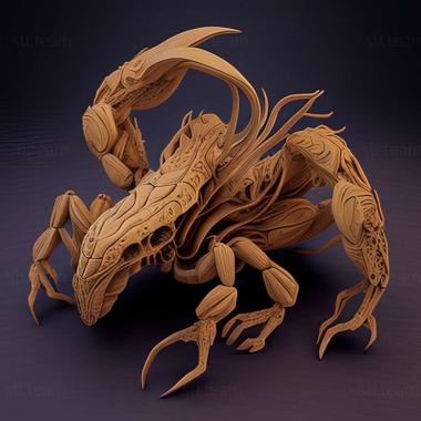 3D model Euscorpius beroni (STL)